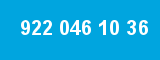 922 046 10 36